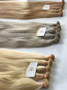 Extensiones de Cabello Humano con Puntas de Queratina, Color Claro, Cutícula Alineada, Cabello Virgen de Vietnam y Brasil, Envío Mundial, MOQ 300 Gramos - Product Image 4