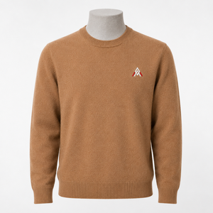 Pull en cachemire élégant pour homme, col rond, respirant, anti-rides, doux, chaud, style polyvalent pour un look décontracté moderne - Product Image 1