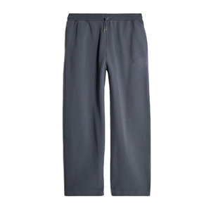 Conjunto Deportivo Azul con Capucha para Hombre, Manga Larga, Color Sólido, Corte Holgado Informal, Efecto Deslavado, con Bolsillos Laterales y Cierre con Cordón - Product Image 6