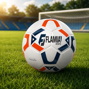 Balón de Fútbol Flamia Sports Talla 5, Impresión Serigráfica, Duradero, Alta Retención de Aire, Cámara de Butilo, Estilo con Logotipo, Para Todo Clima - Product Image 2
