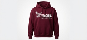 Sudadera con Capucha Personalizada con Diseño de Águila Feroz, Azul Rey, Talla Grande, Estilo Urbano, Informal, Deportivo, para Hombre y Mujer, Venta al Por Mayor, OEM - Product Image 5