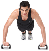 Barre de musculation ALLWINWIN PUB25 - Poignée ronde pour exercices de musculation
