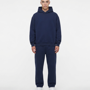 OEM Top Quality Custom Pullover Hoodie 100% Cotton <b>Thick</b> <b>Fleece</b> Embroidered Drop Shoulder Plain Blank Sweatshirts for Winter - Product Image 5