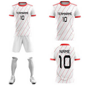Maillot de football personnalisé Saison 2026 – Kit uniforme de football par sublimation avec nom et numéro d'équipe personnalisables – Tenue d'entraînement et de match à séchage rapide - Product Image 6