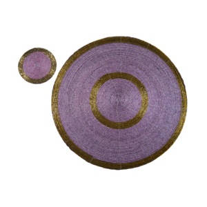 Napperon Épais Élégant Classique Fait Main Brodé de Perles Florales Réutilisable pour Événements Festifs et Tables à Manger Domestiques - Product Image 5