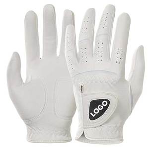 Custom Golf <b>Gloves</b> with Logo Genuine Leather <b>Sheepskin</b> Golf <b>Gloves</b> <b>Men</b> Non Slip Worn on Left Hand Golf <b>Glove</b> for <b>Men</b> - Product Image 2