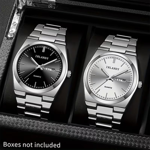 Coffret Cadeau d'Affaires de Luxe Laipute pour Hommes, Montre Analogique en Acier Inoxydable avec Bracelet en Titane, Charme Tendance pour la Nouvelle Génération B9021 - Product Image 1