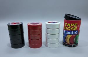 Cinta Aislante Eléctrica Tapedose Electro – Roja Premium, Cada Caja Cilíndrica Contiene 5 Rollos de Cinta Eléctrica de Alta Calidad - Product Image 4