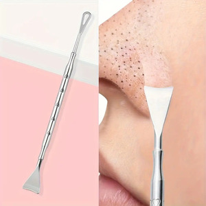 Outil professionnel pour éliminer les points noirs, nettoyeur de pores à double extrémité, extracteur d'acné, outil de soin du visage pour un nettoyage en profondeur - Product Image 6