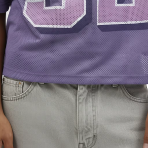 Custom Printing <b>Polyester</b> Oversized <b>T</b>-<b>shirts</b> Boxy Fit Cropped Football Jersey Retro Streetwear Soccer Mesh Men's Short Plus Size - Product Image 3