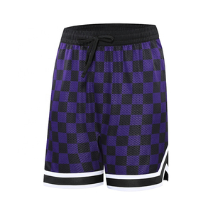 Shorts de basketball légers imprimés en mesh respirant, séchage rapide, antibactériens, confortables, avec cordon de serrage ajustable - Product Image 2