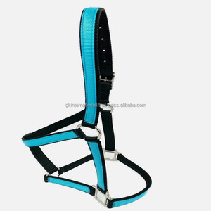 Correas de nailon gruesas personalizadas y ligeras Opción de varios colores Halter de nailon para caballos y productos de carreras ecuestres de caballos - Product Image 2