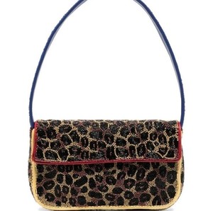 กระเป๋าเก็บของปักลายดอกไม้สไตล์วินเทจประดับลูกปัด กระเป๋าสะพายไหล่สำหรับผู้หญิง กระเป๋าถือแบบสะพายข้าง แฟชั่น ของขวัญสำหรับงานปาร์ตี้ กระเป๋าออกงานสไตล์โบโฮ - Product Image 5