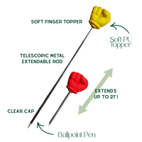 NOUVEAU DESIGN Stylo Gel Nicher EXTENSIBLE en Métal, Pointe Souple, pour Étudiants, Fêtes, Bureau, Nouveauté, Couleur d'Encre Personnalisable, Pointe de 0,7 mm