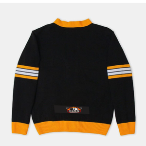 Cárdigan de Punto Personalizado para Hombre, Estilo Universitario: Cárdigan Estilo Colegio y Universidad - Product Image 6