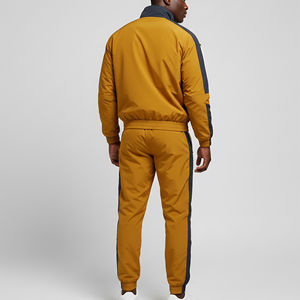 Survêtement streetwear sur mesure OEM/ODM, 100% nylon, color block, qualité premium, vêtements de sport respirants et coupe-vent pour homme - Product Image 3