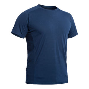 Camiseta de Hombre al por Mayor OEM, Manga Corta, Cuello Redondo, 100% Algodón, Blanca, con Logotipo Frontal, Ecológica, Diseño en Blanco Orientado a la Exportación - Product Image 3