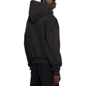 Sweat à capuche vintage OEM de haute qualité, 500 g/m², épais, brodé sur mesure, écologique, 100 % coton, délavé à l'acide, coupe oversize - Product Image 3