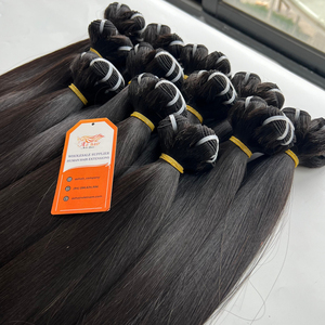 Meilleures ventes 100% Remy Extensions de cheveux humains vietnamiens couleur naturelle os trame droite 6-8 ans durée de vie perruques groupées - Product Image 3