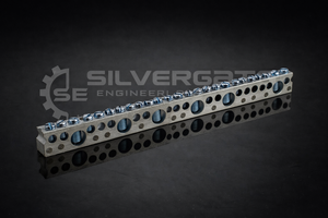 Bloc de connexion neutre en aluminium pratique et économique pour l'utilisation quotidienne dans les borniers de contrôle d'alimentation des armoires électriques en usine - Product Image 2