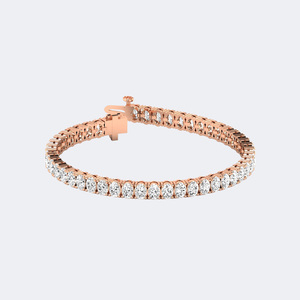 8.00CTW Oval Shape Tennis <b>Bracelet</b> - Product Image 4