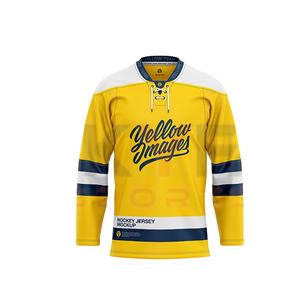 Dernière conception 100% Polyester en gros sublimation homme Maillot De Hockey Sur Glace - Product Image 1
