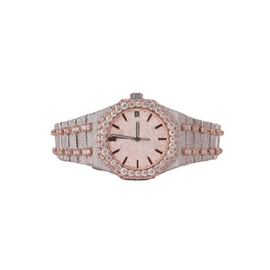 Reloj de diamantes de lujo Reloj Iced Out Acero inoxidable Los mejores relojes mecánicos automáticos de marca para hombres en Tarifa mayorista - Product Image 1