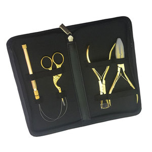 Kits d'extensions capillaires haut de gamme avec outils à boucles, pinces et accessoires pour l'installation d'extensions - Product Image 4