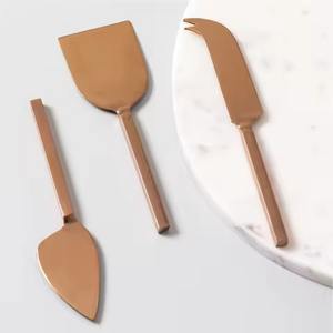 Ensemble de couteaux à fromage en métal classique, ustensiles élégants pour servir le fromage au restaurant - Product Image 6