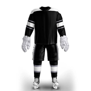 Uniforme Deportivo Profesional Sublimado en Blanco y Negro, Manga Larga, Resistente y Duradero - Product Image 1
