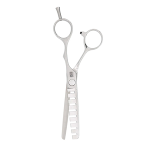 Ciseaux de coiffure professionnels à effiler, taille 6 pouces, 8 dents, ciseaux de précision pour texturiser les cheveux, en acier inoxydable, outil de barbier pour une finition lisse - Product Image 4