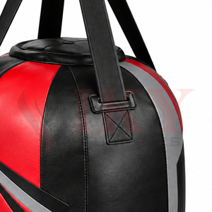 Sac de frappe lourd rond suspendu en forme de globe pour MMA et boxe, en cuir synthétique, pour entraînement de frappe ciblée, équipement de fitness, fabrication - Product Image 6