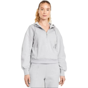 Private Label Custom OEM ODM Women's Fitness Jogger Tracksuit Two Piece Casual Outfit Ladies Loose Fit Wholesale Bulk Supplier - Product Image 1