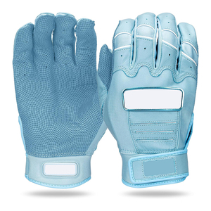 Gants de baseball pour équipe adulte, couleur bleu ciel, avec grip sur la paume et contrôle de l'humidité, pour entraînement quotidien. - Product Image 1