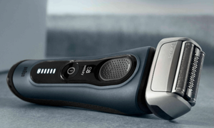 Tondeuse à barbe électrique de qualité supérieure à double lame, batterie 1200 mAh, rechargeable par USB, pour hommes, garantie 2 ans, 5W, 60 minutes d'autonomie, en plastique - Product Image 3