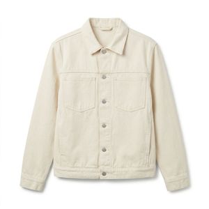 Chaqueta de mezclilla al por mayor para hombre, con botones metálicos de mezclilla cruda, para marcas de moda Heritage, proveedor a granel - Product Image 4