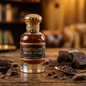 Huile de parfum naturelle au musc chocolaté 100% pure, longue durée, parfum sucré, qualité supérieure, parfumerie Meena pour l'exportation en gros - Product Image 3
