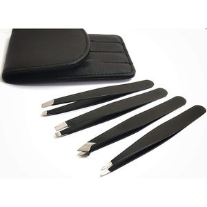 Pinzas Profesionales de Acero Inoxidable para Cejas, Ligeras, Duraderas, con Punta Inclinada, para Depilación de Precisión, ANAAIF - Product Image 6