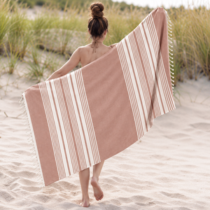 Highest Selling Attractive Pattern Yarn Dyed Fouta Beach <b>Towel</b> <b>Quick</b> <b>Dry</b> 100% Cotton Striped Fouta Beach <b>Towels</b> For Bulk - Product Image 1