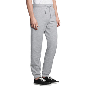 Durable Mens Sweatpants Heavyweight Cotton Blend Joggers Stylish Streetwear Design Comfortable Fit For Everyday Lifestyle - Product Image 3