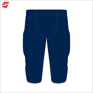 Ensemble d'uniformes de football américain personnalisés OEM, maillot et pantalon par sublimation, tenue de sport d'été respirante en polyester pour équipes - Product Image 5