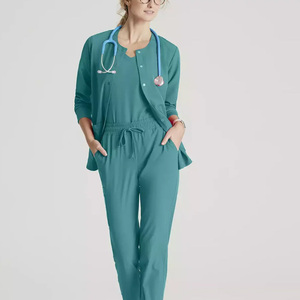 Blouses d'hôpital personnalisées pour femmes, uniformes médicaux, vêtements pour le personnel médical, OEM, fabricant exportateur du Pakistan, Global Needle - Product Image 5