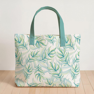 ถุงผ้าฝ้ายนำกลับมาใช้ใหม่ได้ ทนทาน ใช้สำหรับใส่ของช้อปปิ้ง มีหูหิ้ว พับเก็บได้ สำหรับตลาดและการเดินทาง - Product Image 3