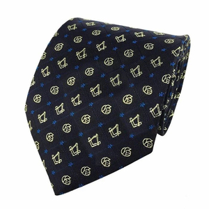 Corbata de Masón Maestro de la Logia Azul, Regalia Masónica de Marca Personalizada, Logotipo Personalizado Impreso por Transferencia Térmica, OEM/ODM Personalizado - Product Image 4