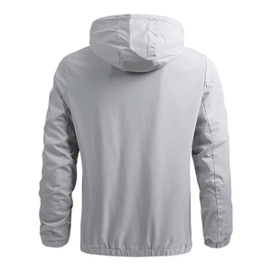 High Quality 2025 Custom <b>Mens</b> Softshell <b>Jacket</b> Windproof Outdoor Breathable Hooded <b>Long</b> Sleeve Zip Closure with Latest Design - Product Image 3