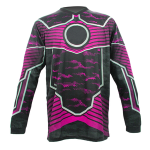 Fabricación por Contrato de Camisetas de Paintball con Tela de Malla Transpirable, Diseño Personalizado y Opciones de Marca Privada para Empresas - Product Image 1