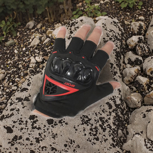 Gants de moto pour hommes et femmes, gants de course en plein air, en polyester, résistants à l'usure, gants de sécurité pour la conduite sur route, imperméables, pour le cyclisme - Product Image 5