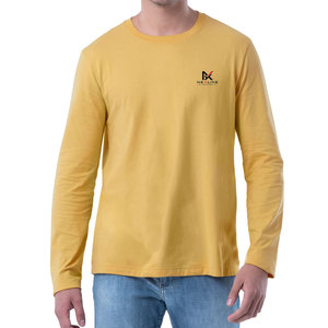 Camisa de manga larga para hombre, elegante, cómoda, de tela de calidad, con cierre de botones, adecuada para el trabajo y atuendos informales. - Product Image 1