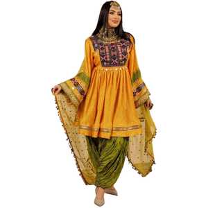 Robes afghanes Kuchi pour femmes, très demandées, couleurs et tailles personnalisées, 100 % haute qualité, robes décontractées pour femmes et filles. - Product Image 1
