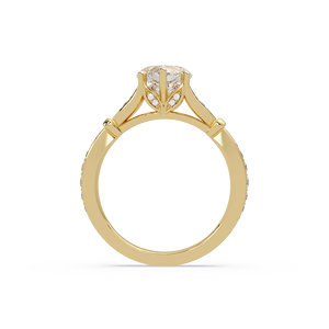 Custom <b>Rings</b> Heart cut Lab Grown <b>Diamond</b> 18K 14K Pure Gold Cut 1.00 carat IGI Certified for Engagement Wedding <b>Rings</b> for Women - Product Image 4